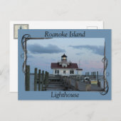 Roanoke Island Lighthouse Briefkaart (Voorkant / Achterkant)
