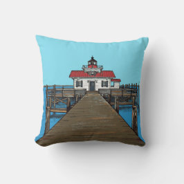 Roanoke Marshes Lighthouse-pillow Kussen
