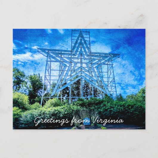 Roanoke Star Briefkaart (Voorkant)
