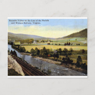 Roanoke Valley, Virginia 1914  Briefkaart