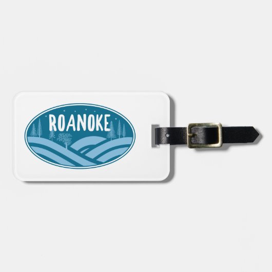 Roanoke Virginia Outdoor Bagagelabel (Voorkant horizontaal)