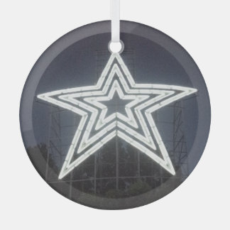 Roanoke Virginia Star Glas Ornament