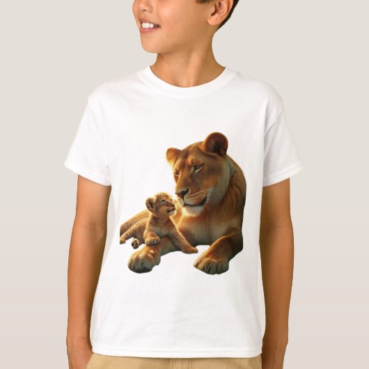Roar avec fierté dans ce T-shirt Lion (Devant)