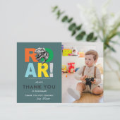 Roar betekent bedankt | Dinosaur Hartelijk dank (Staand voorkant)