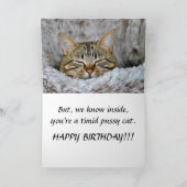 ROAR COMME UN LION, MAIS - CARTE D'ANNIVERSAIRE (Intérieur)