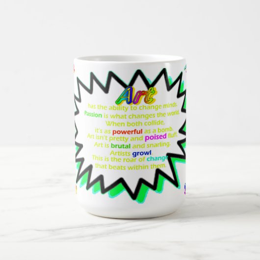 Roar De Change Café Mug (Centre)