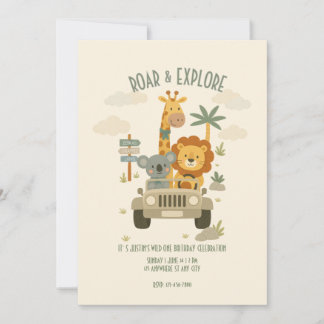 Roar & Explore – It's a Safari Birthday! Kaart