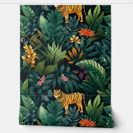 Roar & Explore Rainforest Botanical Behang