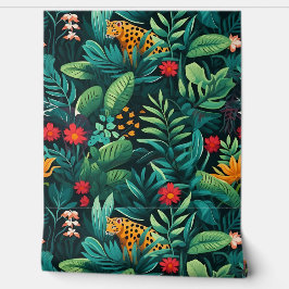 Roar & Explore Rainforest Botanical Behang