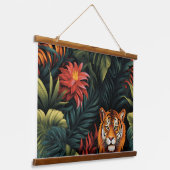 Roar & Explore Rainforest Botanical Hangend Wandkleed (Gebogen)