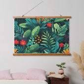 Roar & Explore Rainforest Botanical Hangend Wandkleed (Slaapkamer)