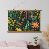 Roar & Explore Rainforest Botanical Hangend Wandkleed (Slaapkamer)
