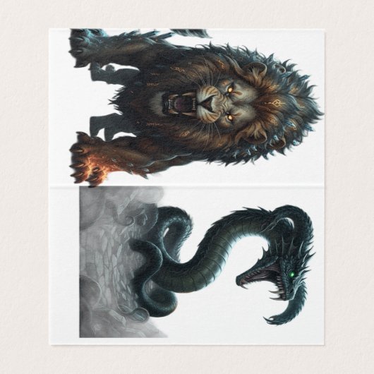 Roar & Flame – Mythical Beast Clash (Inside Unfolded)