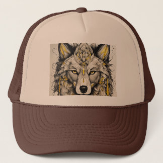 Roar in Style: Leeuwengedrukte Petten' Trucker Pet