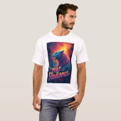 "Roar into Radiance" Tiger Graphic T-shirt (Voorkant volledig)