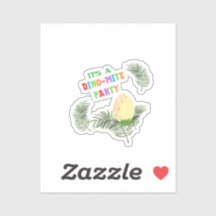 Roar kleur: prachtige dinosaurus verjaardag