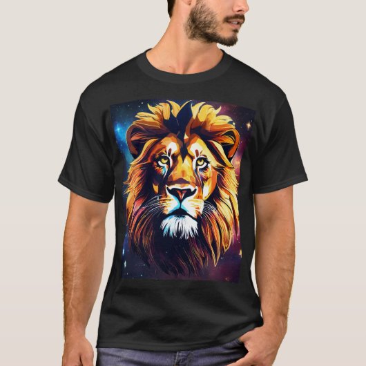 "Roar Majestic : T-shirt design de tatouage de Lio (Devant)
