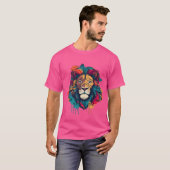 "Roar Majestic - T-shirts gras et artistiques" (Devant entier)