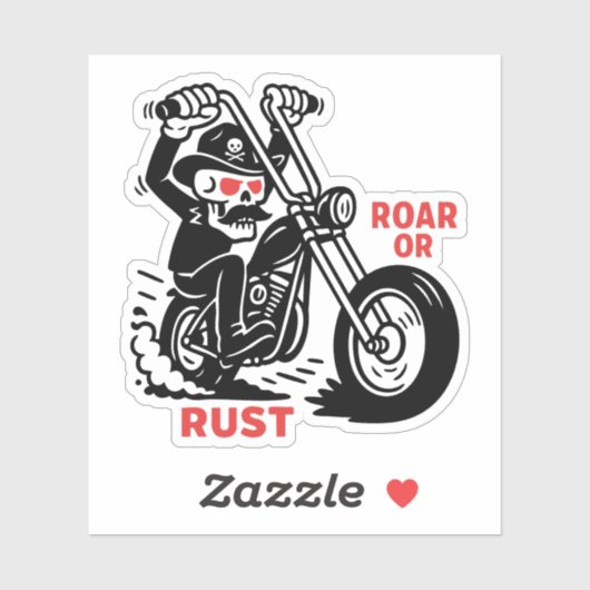 Roar or Rust Sticker (Vel)