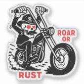 Roar or Rust Sticker (Voorkant)