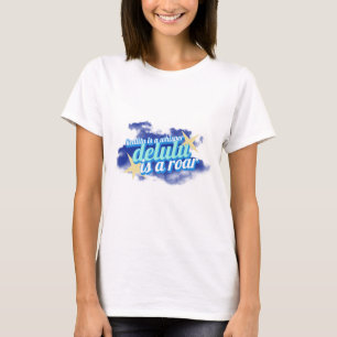 Roar Over Fluister Inspirerend T-shirt