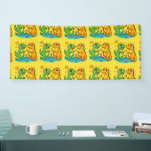 Roar-some Dinosaur Verjaardagsbanner 🦖 Spandoek (Beurs)