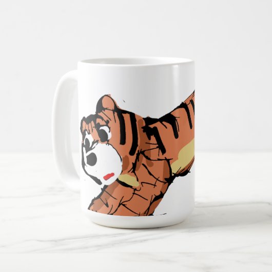 Roar-somely Cute Tiger Mug (Devant gauche)