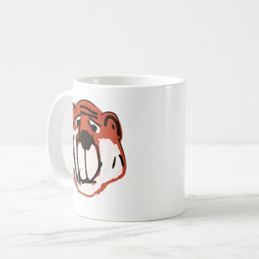 Roar-somely Cute Tiger Mug (Devant gauche)