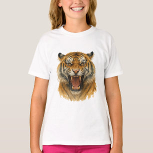 Roar van de wilde kracht in elke streep t-shirt