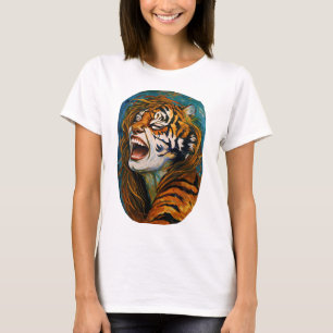 Roar van het Wilde Hart – Kleurrijke Tijgertjes T-shirt