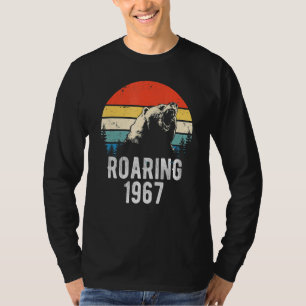 Roaring 1967 Retro Sunset Beer Animal 55th T-shirt