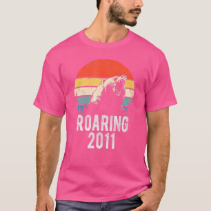 Roaring 2011 Retro Sunset Beer Animal 11th T-shirt