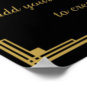 Roaring 20's Créez votre propre affiche (Coin)
