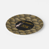 Roaring 20's Flapper Twenties Great Gatsby 1920 Papieren Bordje (Gekanteld)