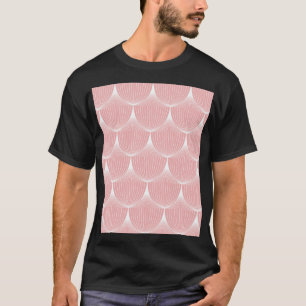 Roaring '20s Lineaire Schalen: Elegant Patroon T-shirt