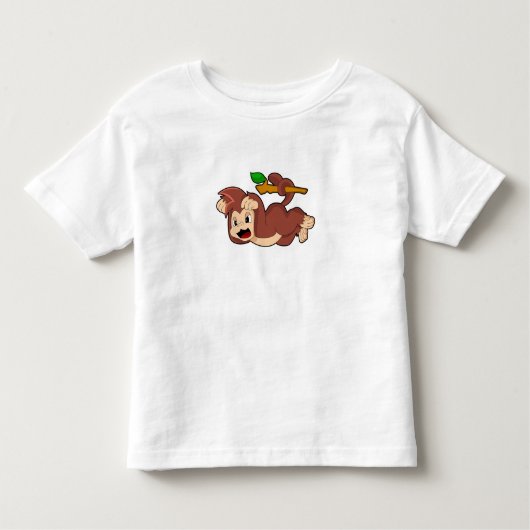 Roaring aap kinder shirts (Voorkant)