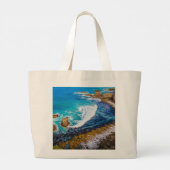Roaring bay bij schuifpunt grote tote bag (Achterkant)