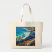 Roaring bay bij schuifpunt grote tote bag (Voorkant)