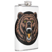 Roaring Bear Power Emblem Heupfles (Rechts)