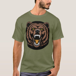 Roaring Bear Power Emblem T-shirt