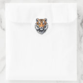 Roaring Bengal Tiger Face Sticker (Tas)
