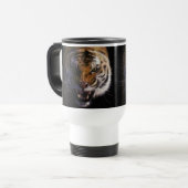 Roaring Bengal Tiger Wildlife Art Travel Mug (Devant gauche)
