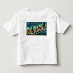 Roaring Camp Railroad, CA - Grote letterscènes Kinder Shirts