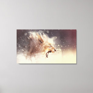 Roaring Creativiteit Canvas Afdruk