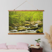 Roaring Fork in de lente Hangend Wandkleed (Slaapkamer)