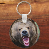 Roaring Grizzly Beer Sleutelhanger (Voorkant)