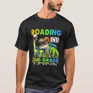 Roaring in 2e graddinosaurusrugzak Terug naar S T-shirt