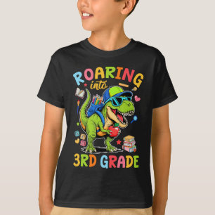 Roaring in de 3e klas terug naar school jongens T- T-shirt