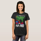 Roaring into Pre K Dinosaur Rex Back to School Kid T-shirt (Voorkant volledig)