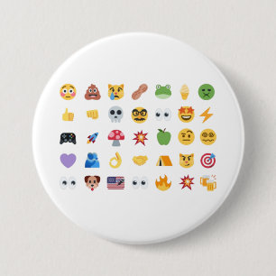 Roaring Kitty 35 Emoji-tijdlijn GME MOASS DFV meme Ronde Button 7,6 Cm